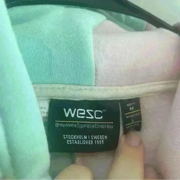 We Are The Superlative Conspiracy WESC Thrills Pastel Hoodie Sweatshirt unisex - Picture 3 of 8